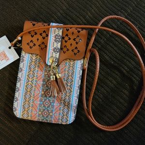 Cell phone crossbody purse